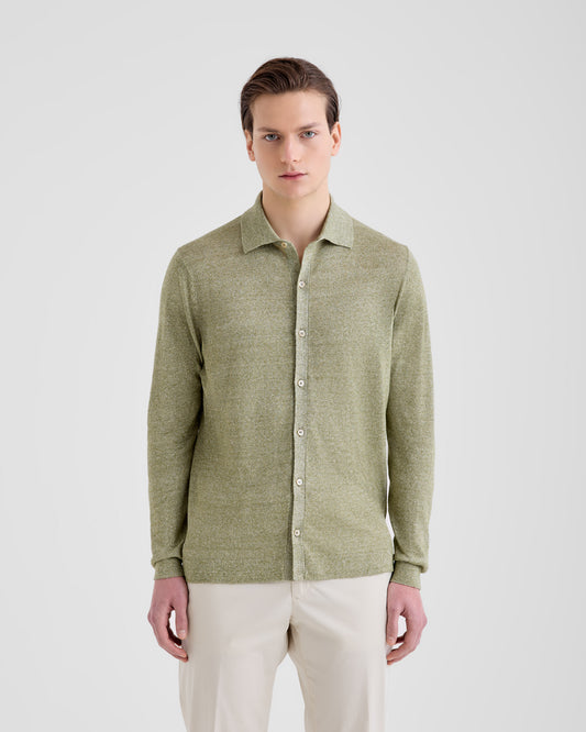 Camicia Oliva | Filippo De Laurentiis Camicia Oliva | Filippo De Laurentiis