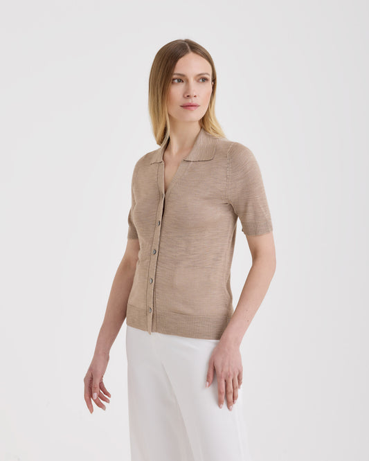 Shirt TAUPE | Filippo De Laurentiis Shirt TAUPE | Filippo De Laurentiis