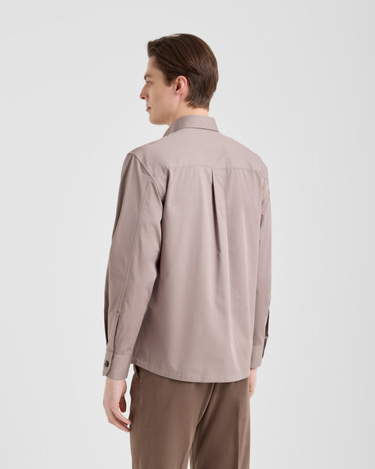 Giacca-camicia over Tortora | Filippo De Laurentiis Giacca-camicia over Tortora | Filippo De Laurentiis