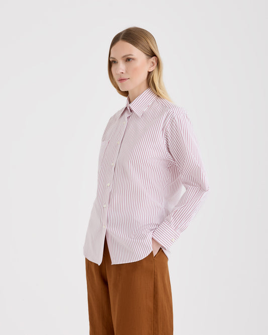 Camicia Bianco bordeaux | Filippo De Laurentiis Camicia Bianco bordeaux | Filippo De Laurentiis