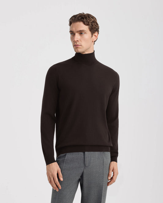 Turtleneck sweater Marrone | Filippo De Laurentiis Turtleneck sweater Marrone | Filippo De Laurentiis