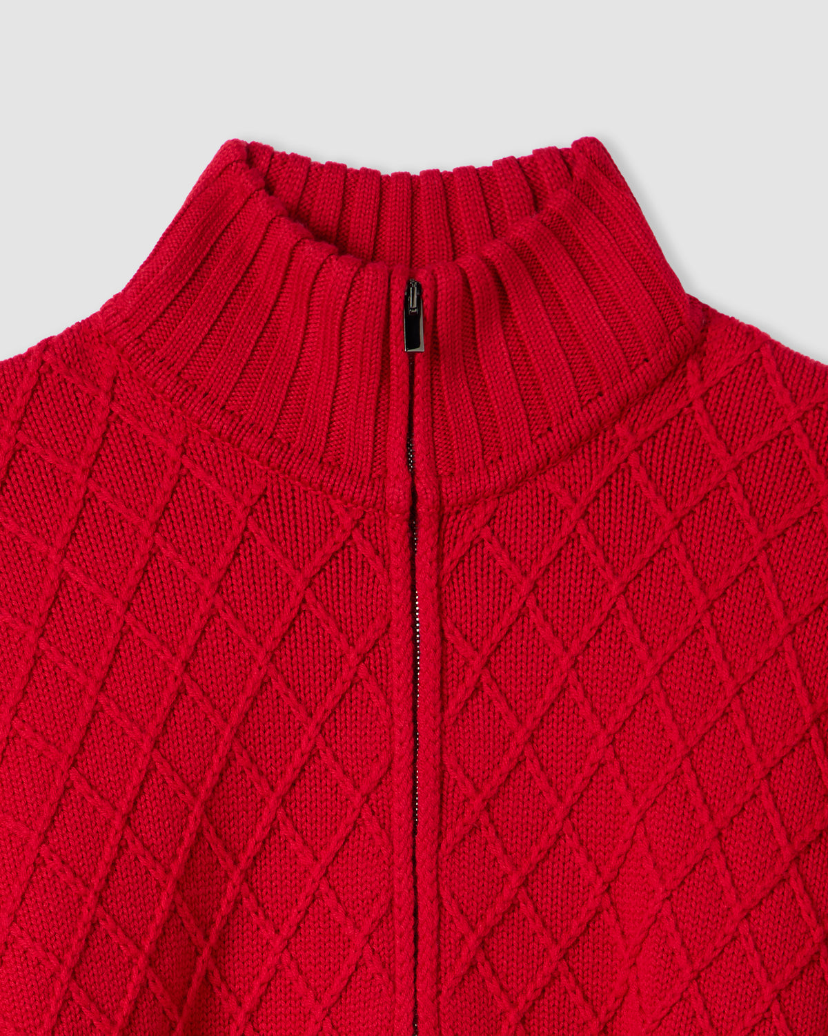 Long-sleeved full-zip sweater |1521276|