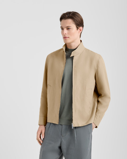 Giacca full-zip Beige Chiaro | Filippo De Laurentiis Giacca full-zip Beige Chiaro | Filippo De Laurentiis