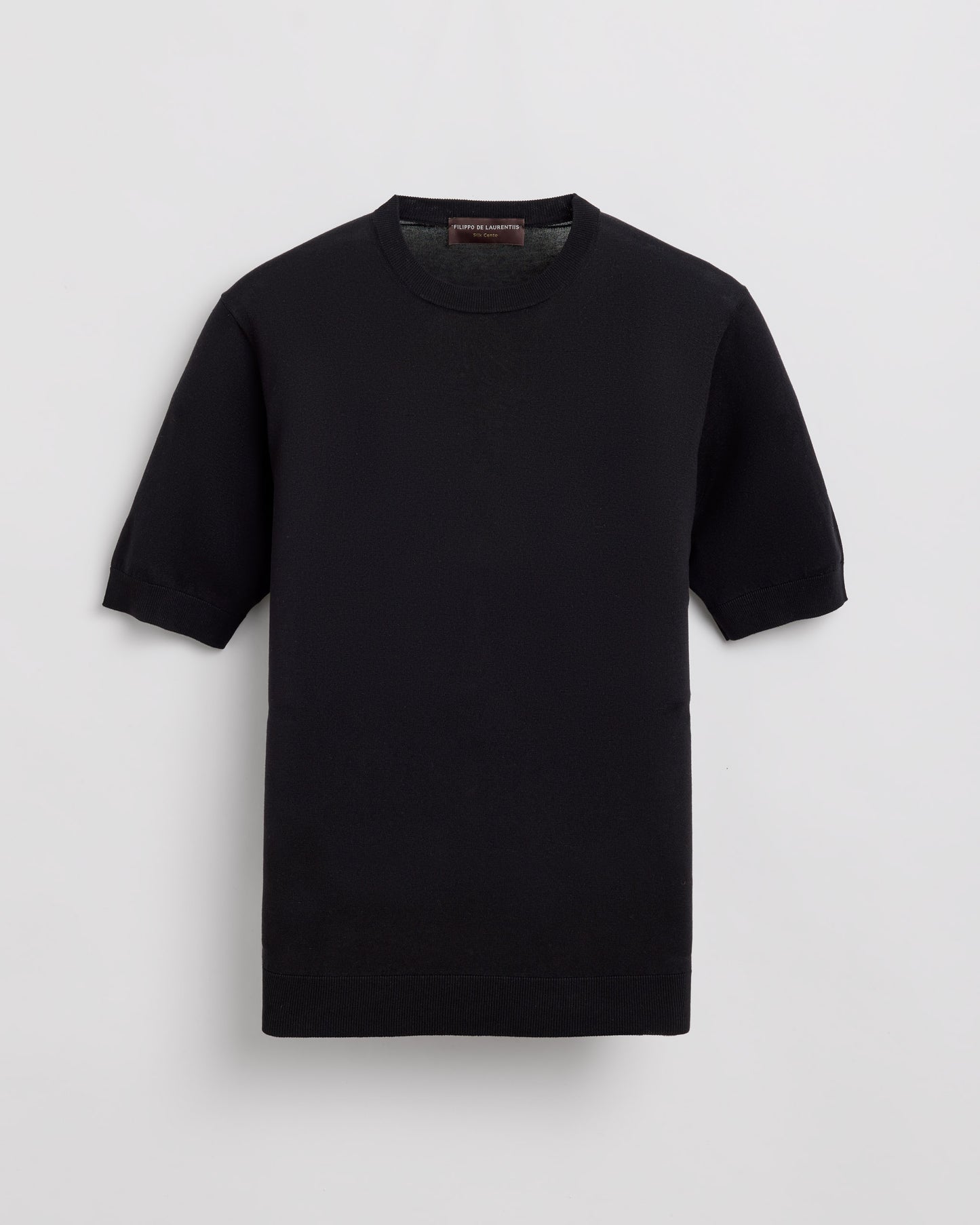 Extra-fine short sleeve crew neck |145229|