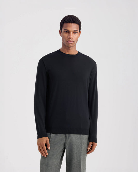 Girocollo Blu navy | Filippo De Laurentiis Girocollo Blu navy | Filippo De Laurentiis