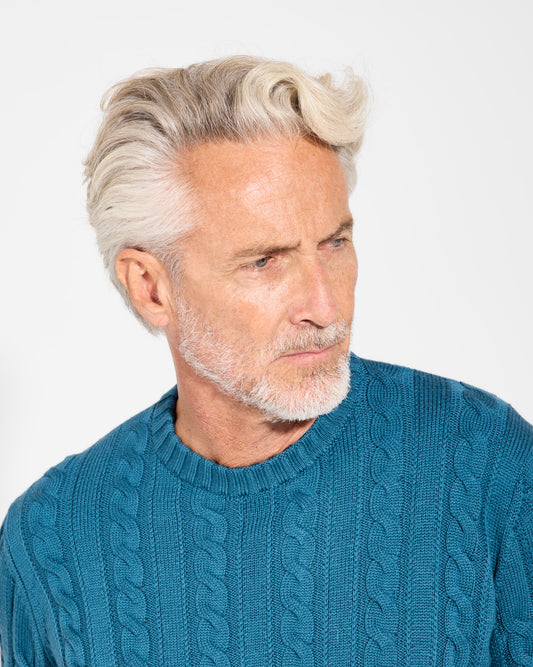 Cable Crewneck sweater