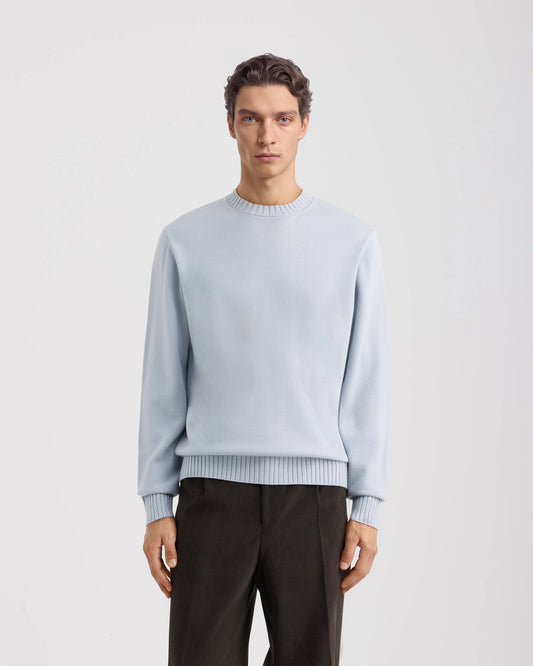 Crewneck sweater Grigio Chiaro | Filippo De Laurentiis Crewneck sweater Grigio Chiaro | Filippo De Laurentiis