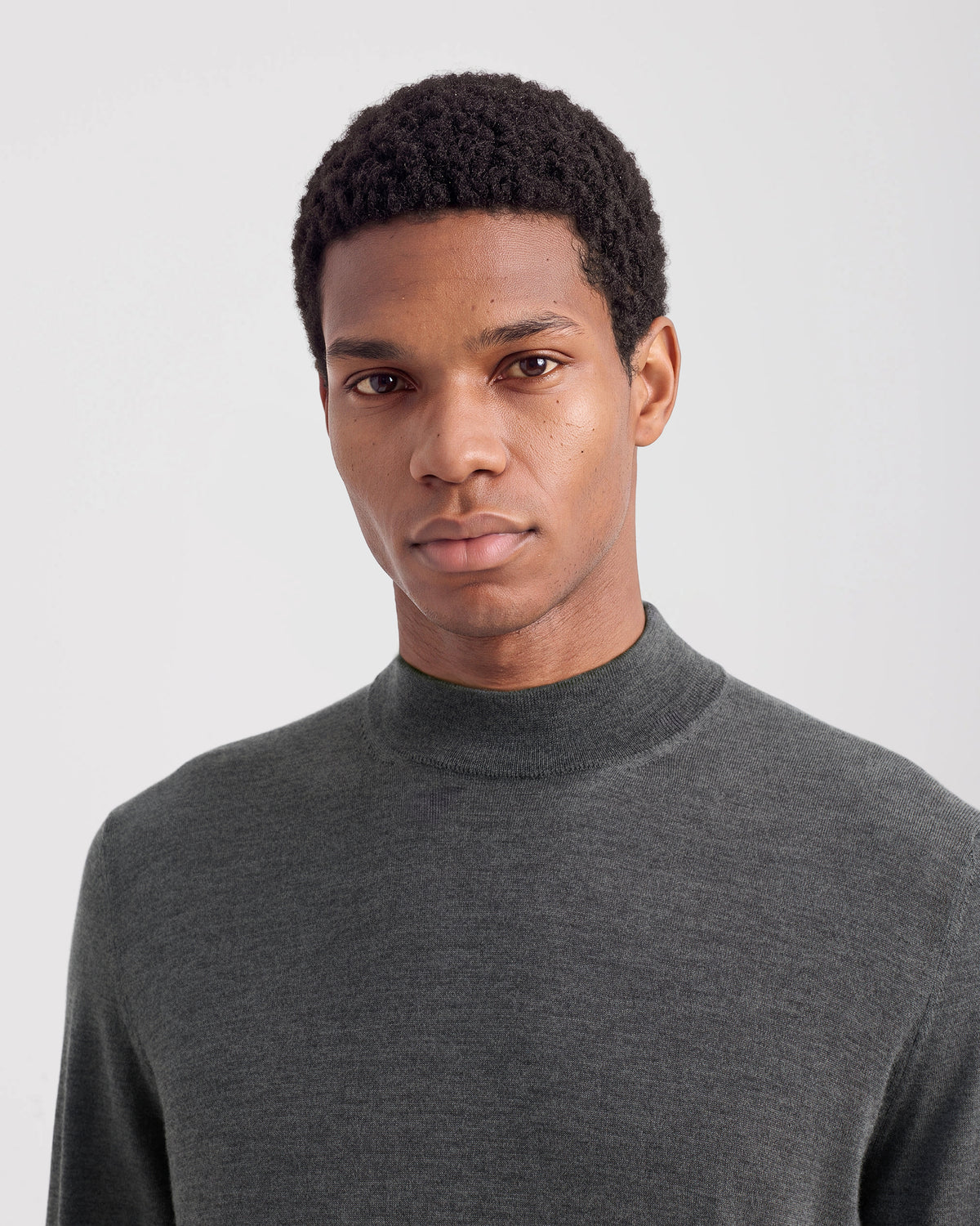 Mock neck sweater