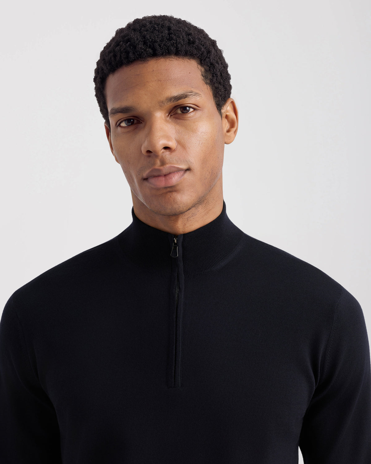 Half-zip sweater
