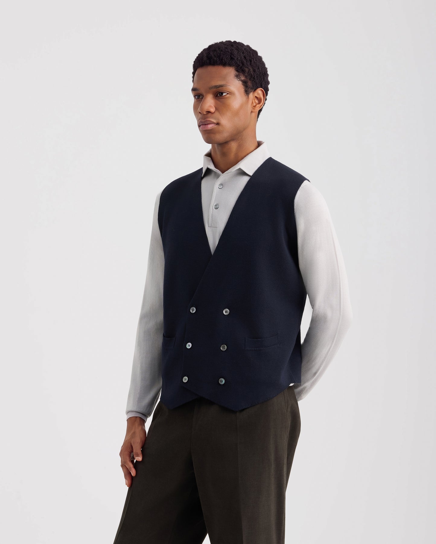 Double breasted vest |878995|