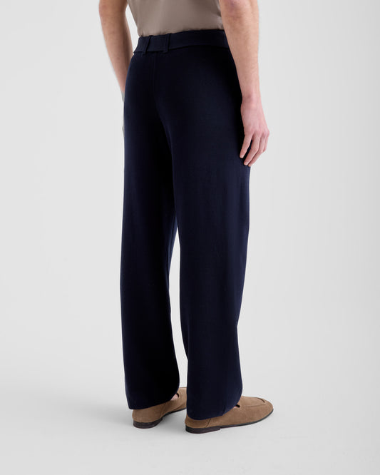 Pantalone largo Navy | Filippo De Laurentiis Pantalone largo Navy | Filippo De Laurentiis