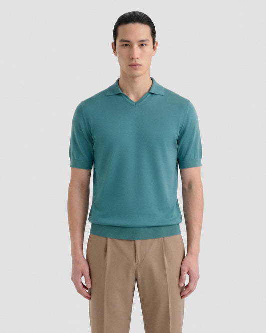 Polo skipper turchese | Filippo De Laurentiis Polo skipper turchese | Filippo De Laurentiis