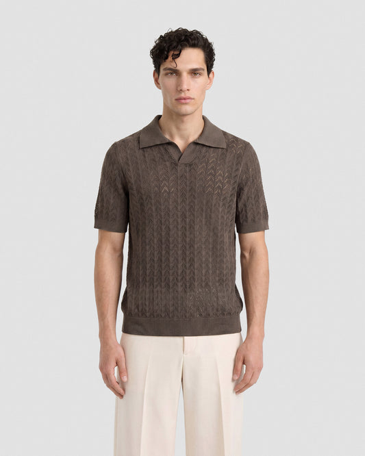 Skipper polo crochet OIL | Filippo De Laurentiis Skipper polo crochet OIL | Filippo De Laurentiis