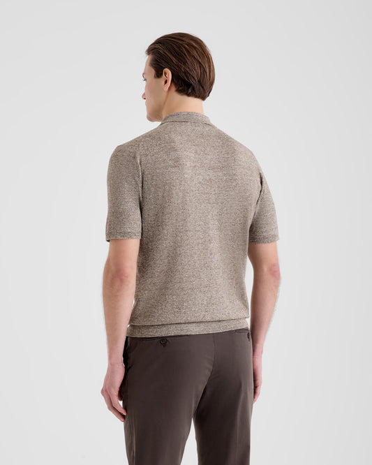 Skipper polo shirt GREIGE | Filippo De Laurentiis Skipper polo shirt GREIGE | Filippo De Laurentiis