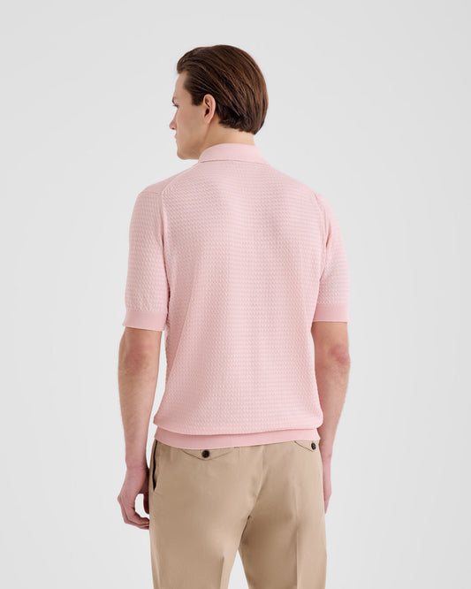Maglia a polo Rosa baby | Filippo De Laurentiis Maglia a polo Rosa baby | Filippo De Laurentiis