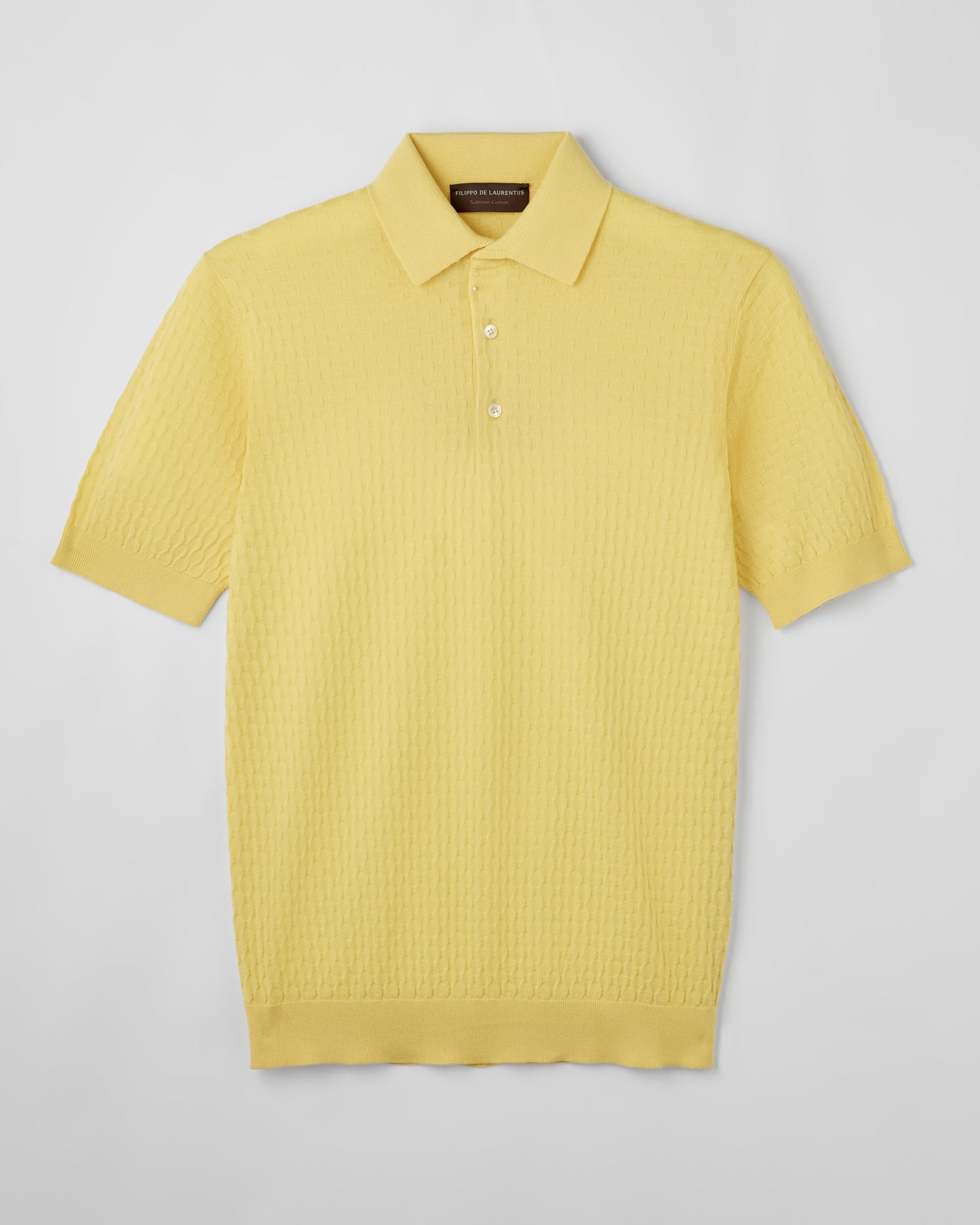 Short sleeve polo sweater |409337|