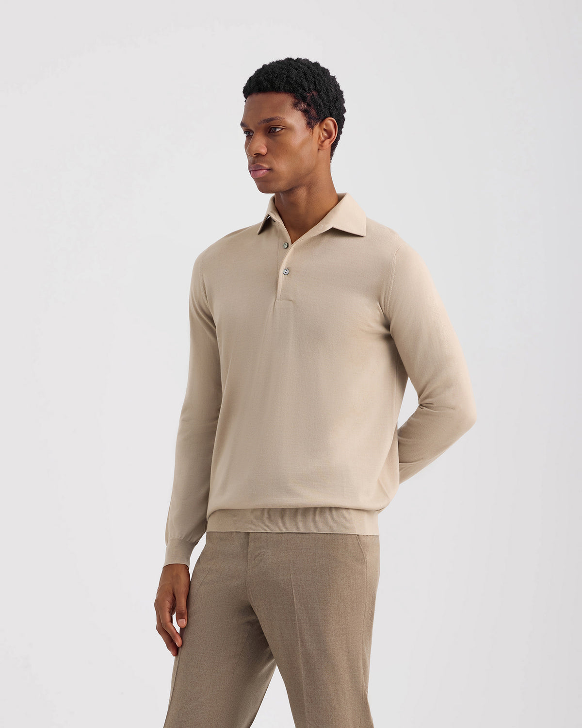 Polo paramontura manica lunga