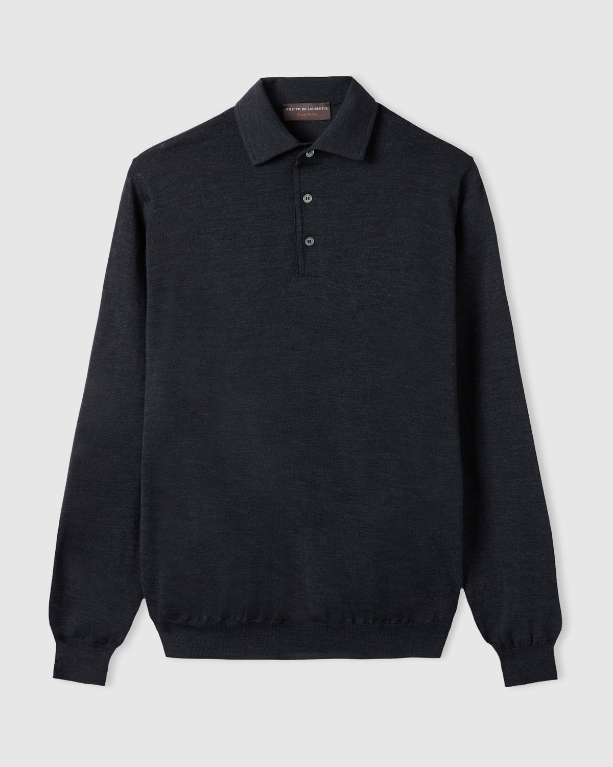 One piece collar polo sweater