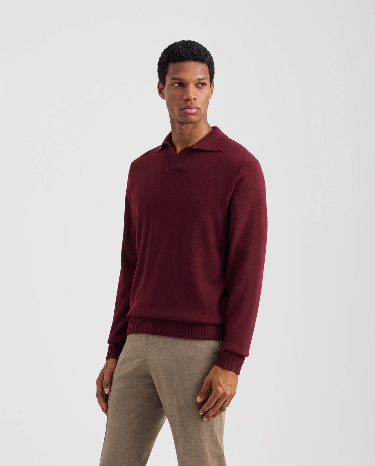 Polo skipper manica lunga