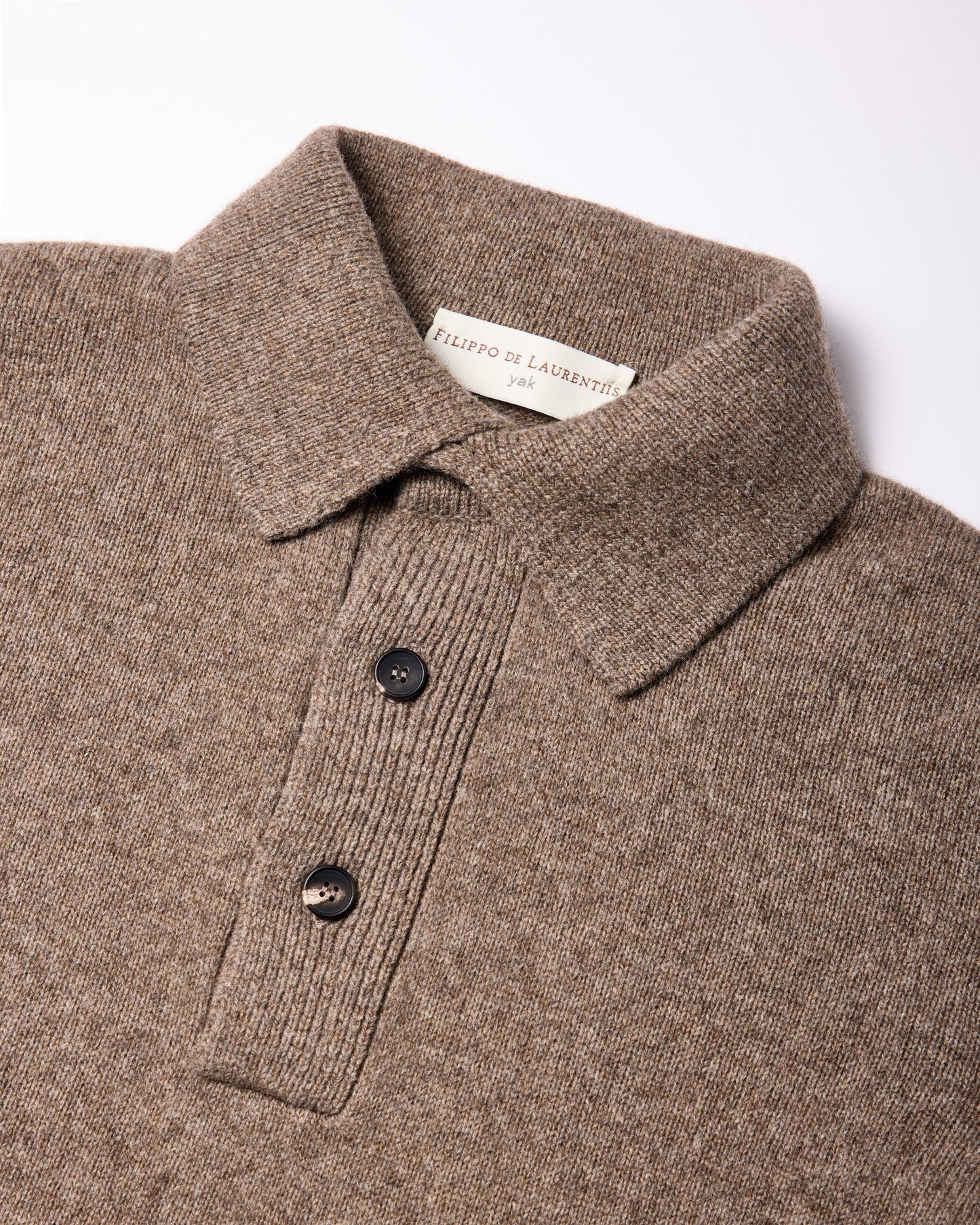 Maglia a polo mouline