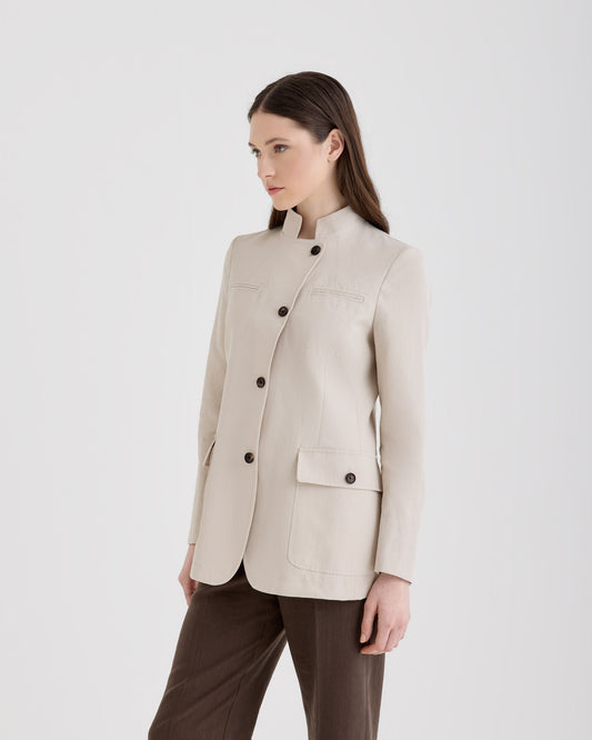 Giacca Sahariana Beige chiaro | Filippo De Laurentiis Giacca Sahariana Beige chiaro | Filippo De Laurentiis
