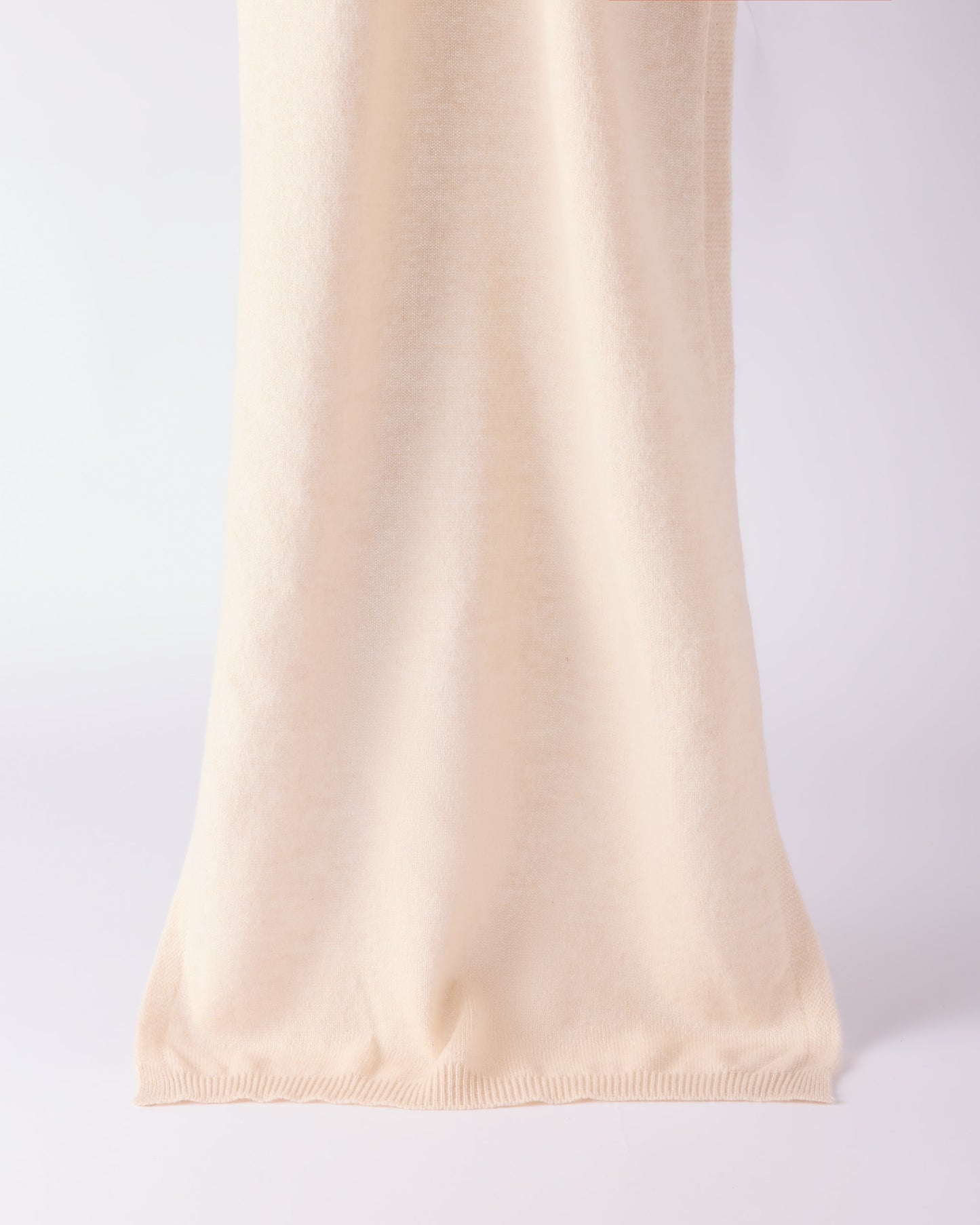 Sciarpa cashmere in albino naturale |5269|