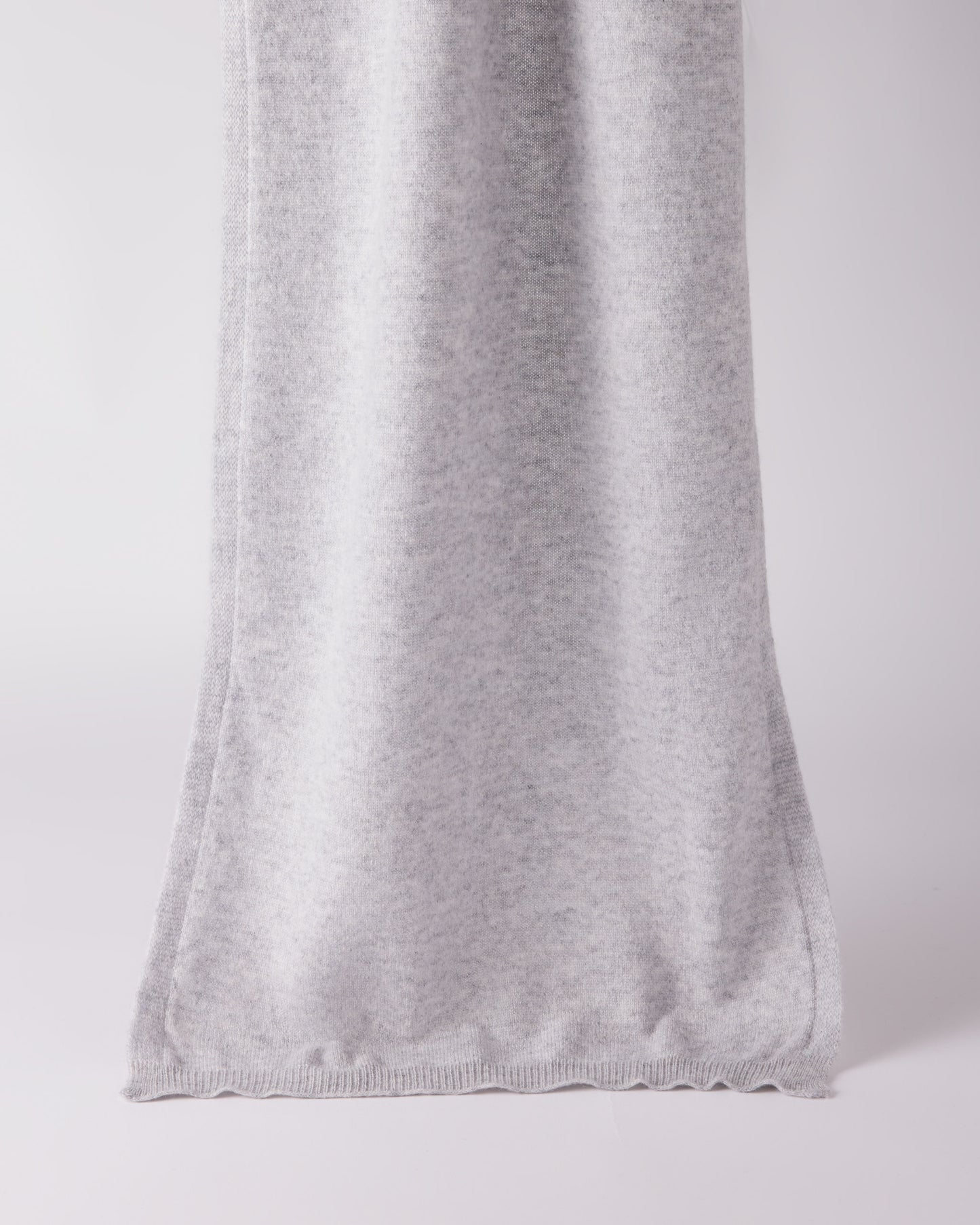 Sciarpa cashmere in platino |5275|
