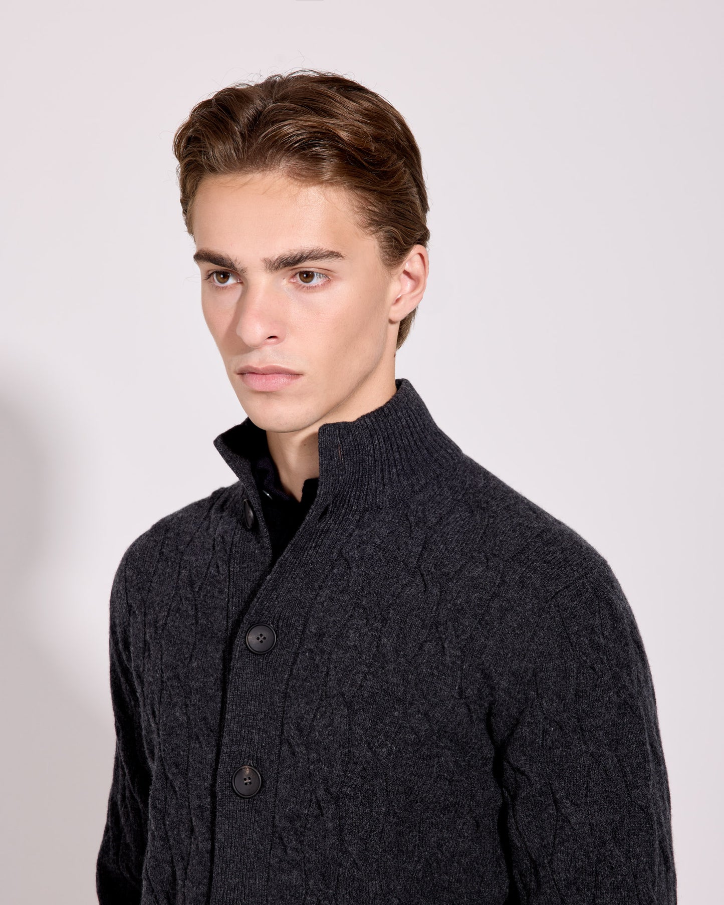 Cardigan a trecce