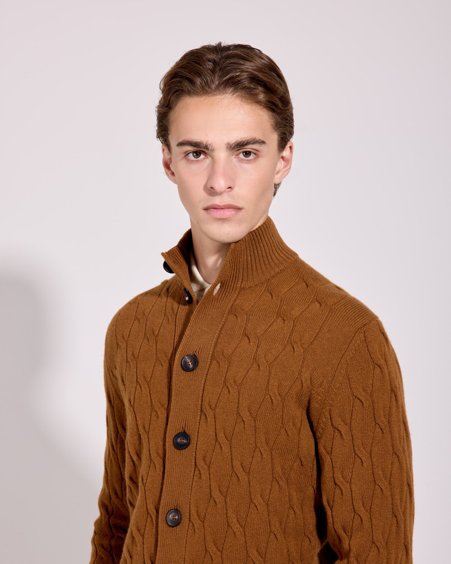 Cardigan a trecce