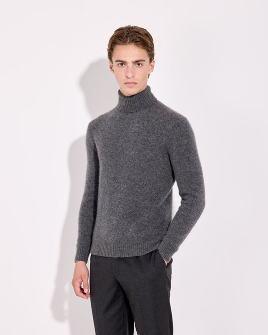 Brushed turtleneck
