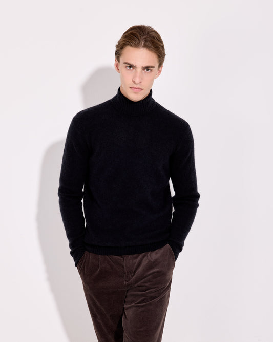 Brushed turtleneck