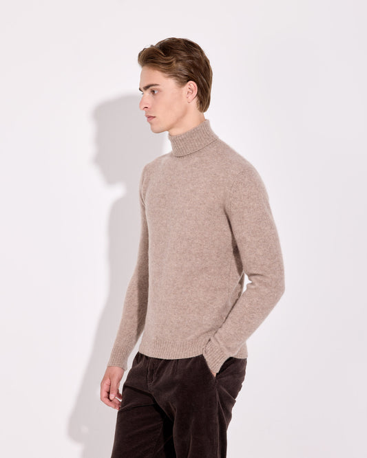 Brushed turtleneck