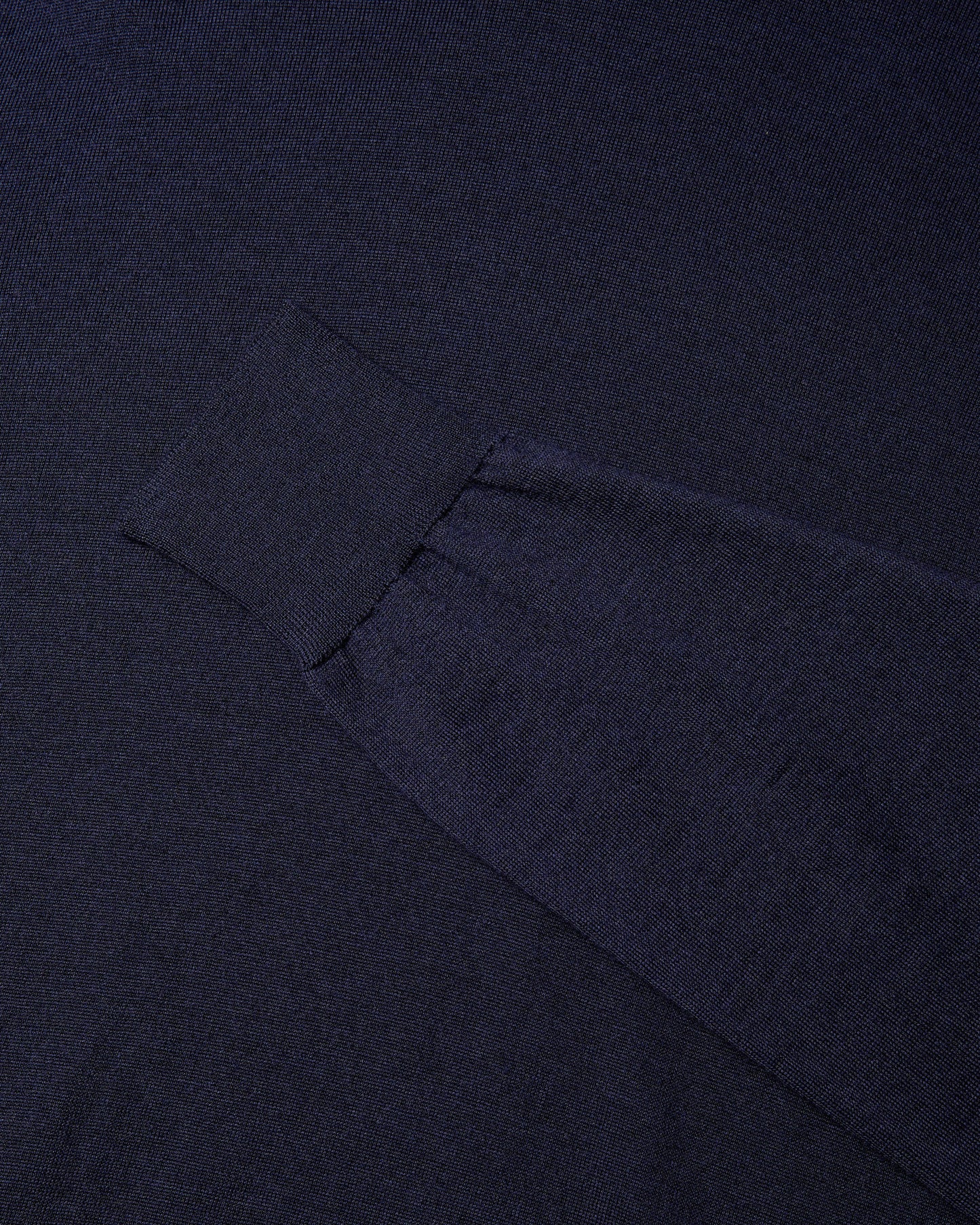 Dolcevita lana seta cashmere blu navy