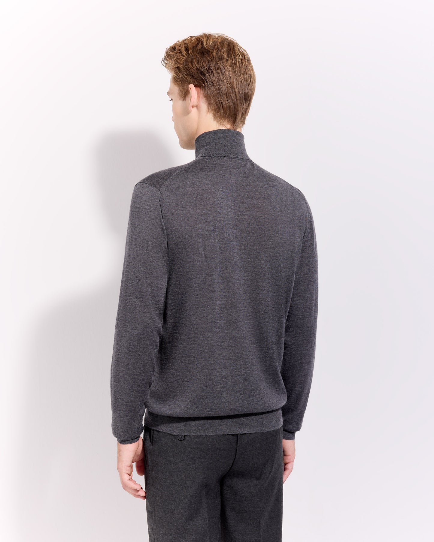 Dolcevita lana seta cashmere grafite
