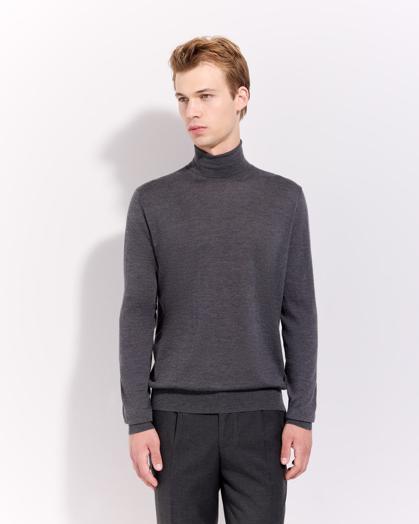 Dolcevita lana seta cashmere grafite