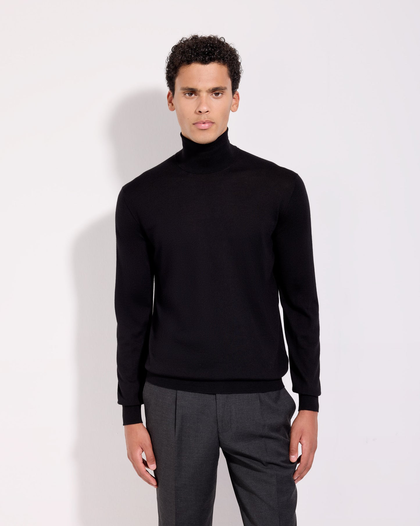 Dolcevita lana seta cashmere nero