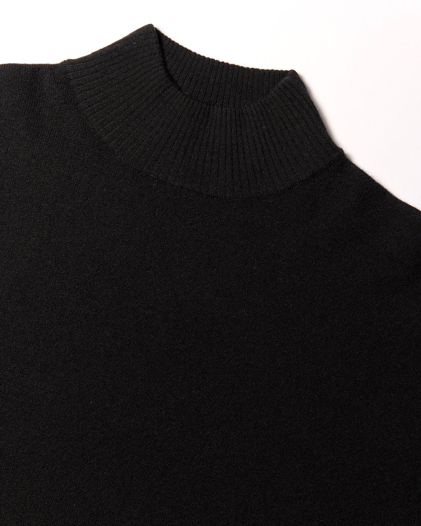 Dolcevita lana seta cashmere nero