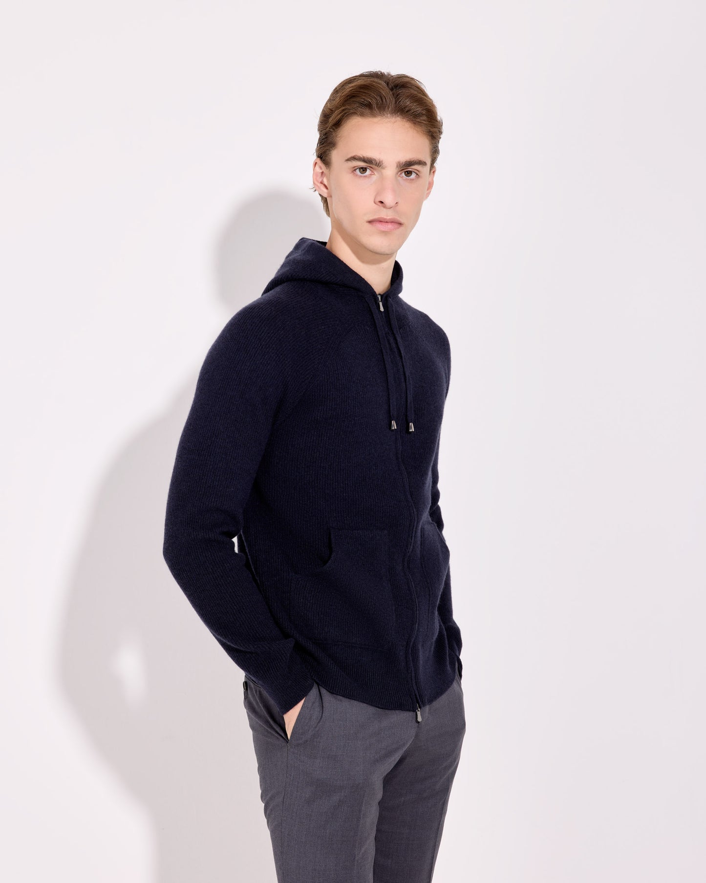 Fullzip cappuccio costa inglese