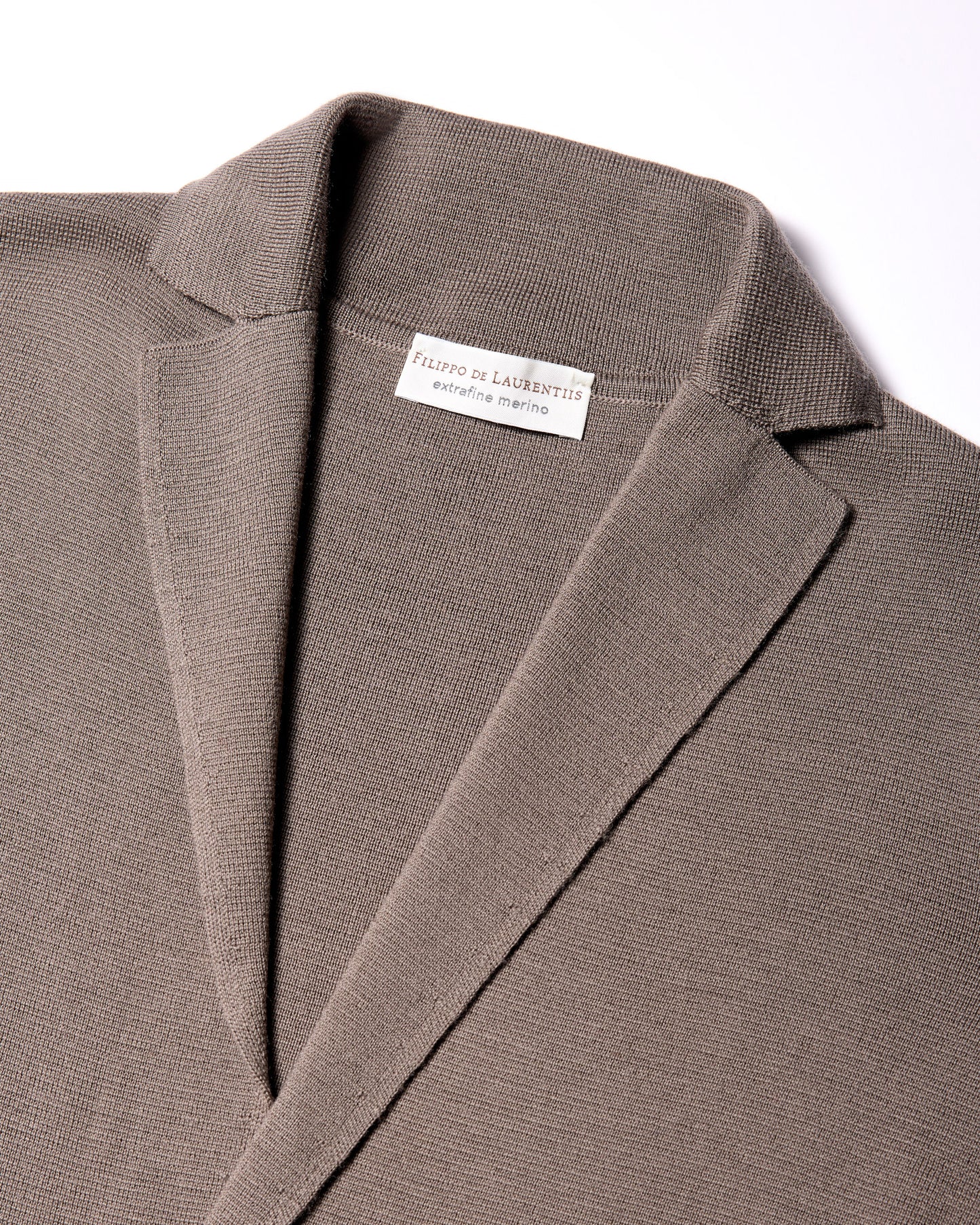 Giacca monopetto punto milano lana merino verde salvia