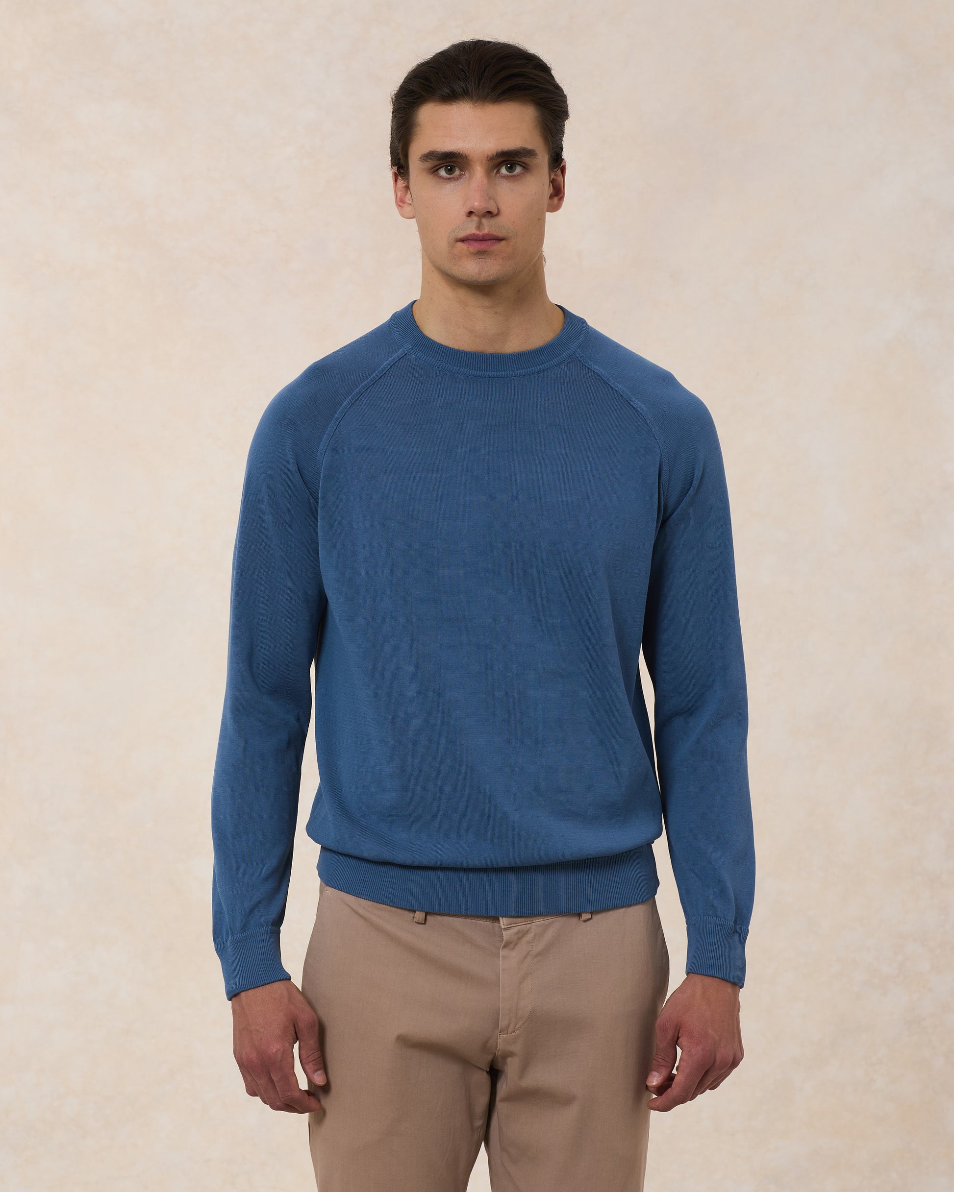 Girocollo Raglan Cotone