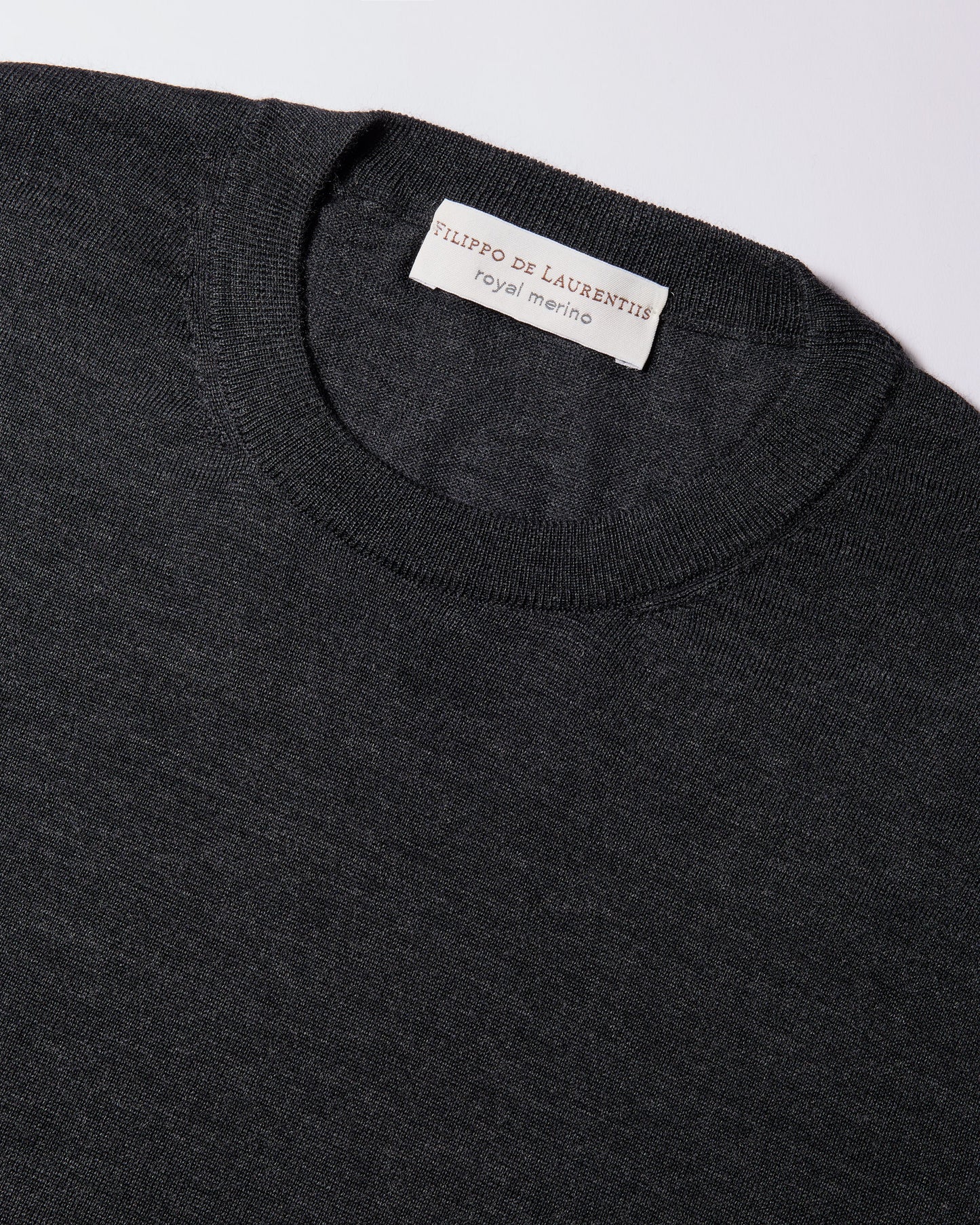 Girocollo royal merino antracite