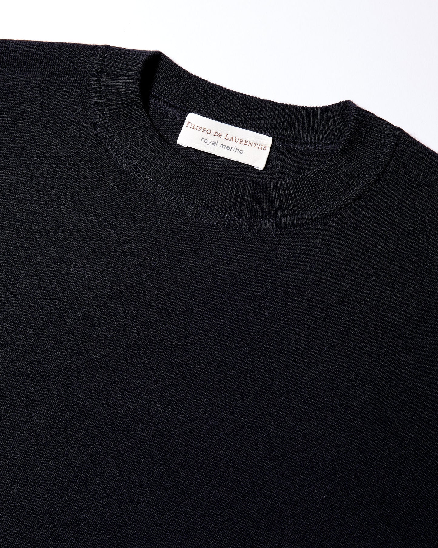 Girocollo royal merino blu navy