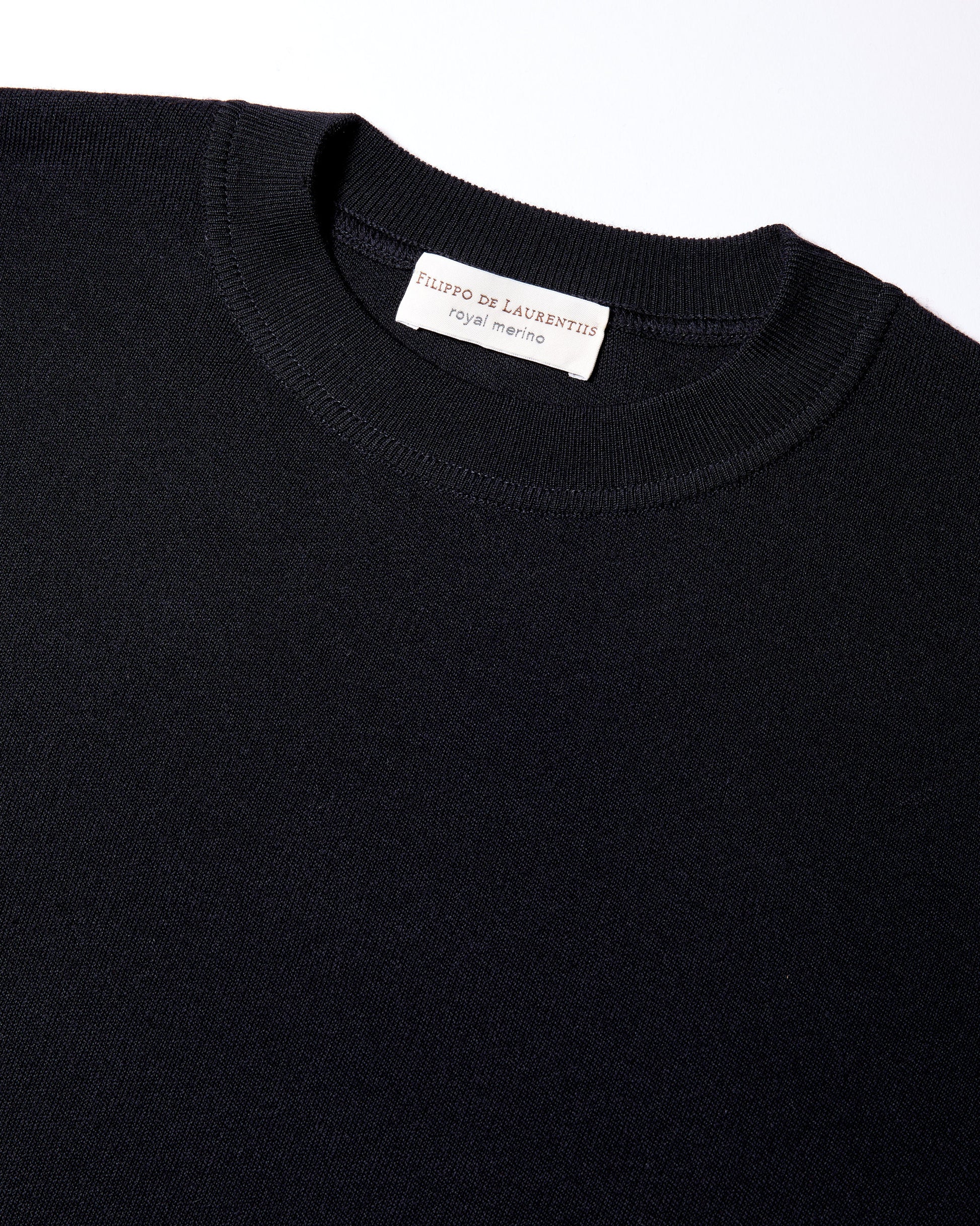 Girocollo royal merino blu navy