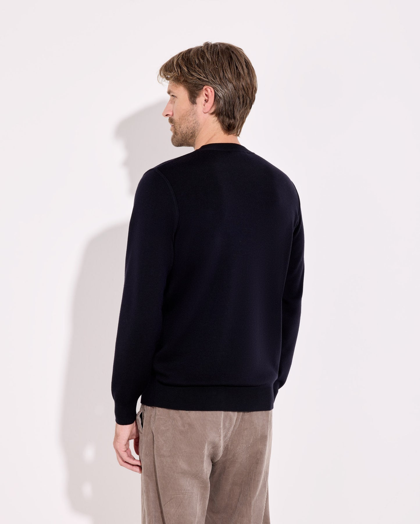 Girocollo royal merino blu navy