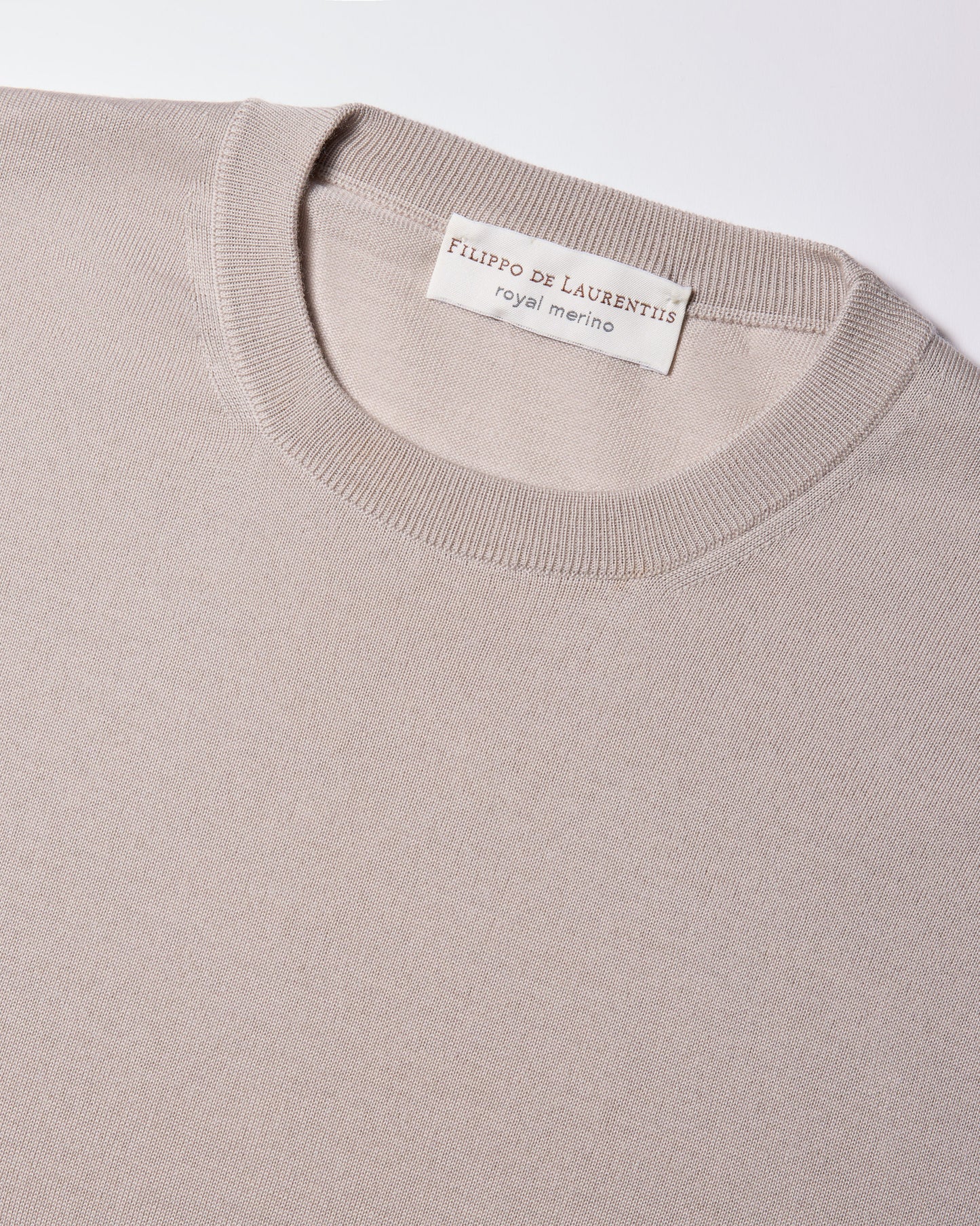 Girocollo royal merino corda