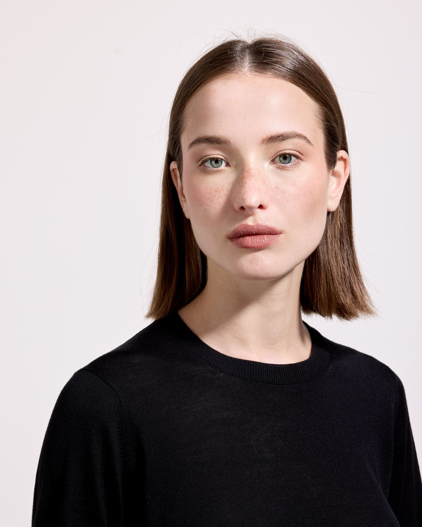 Girocollo royal merino nero