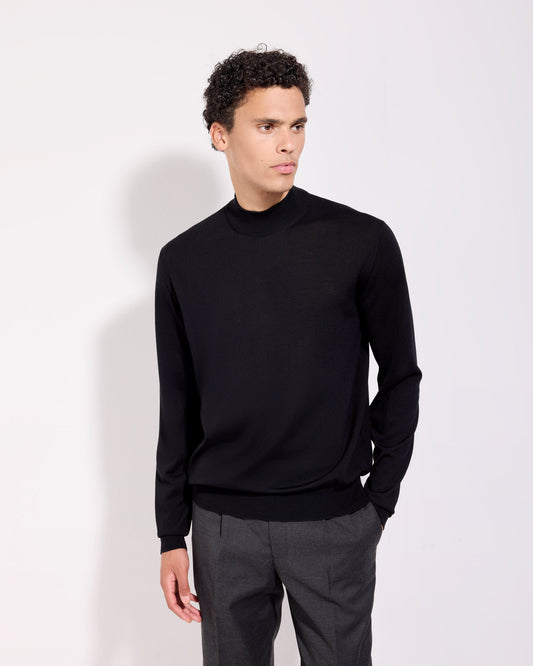Lupetto royal merino nero