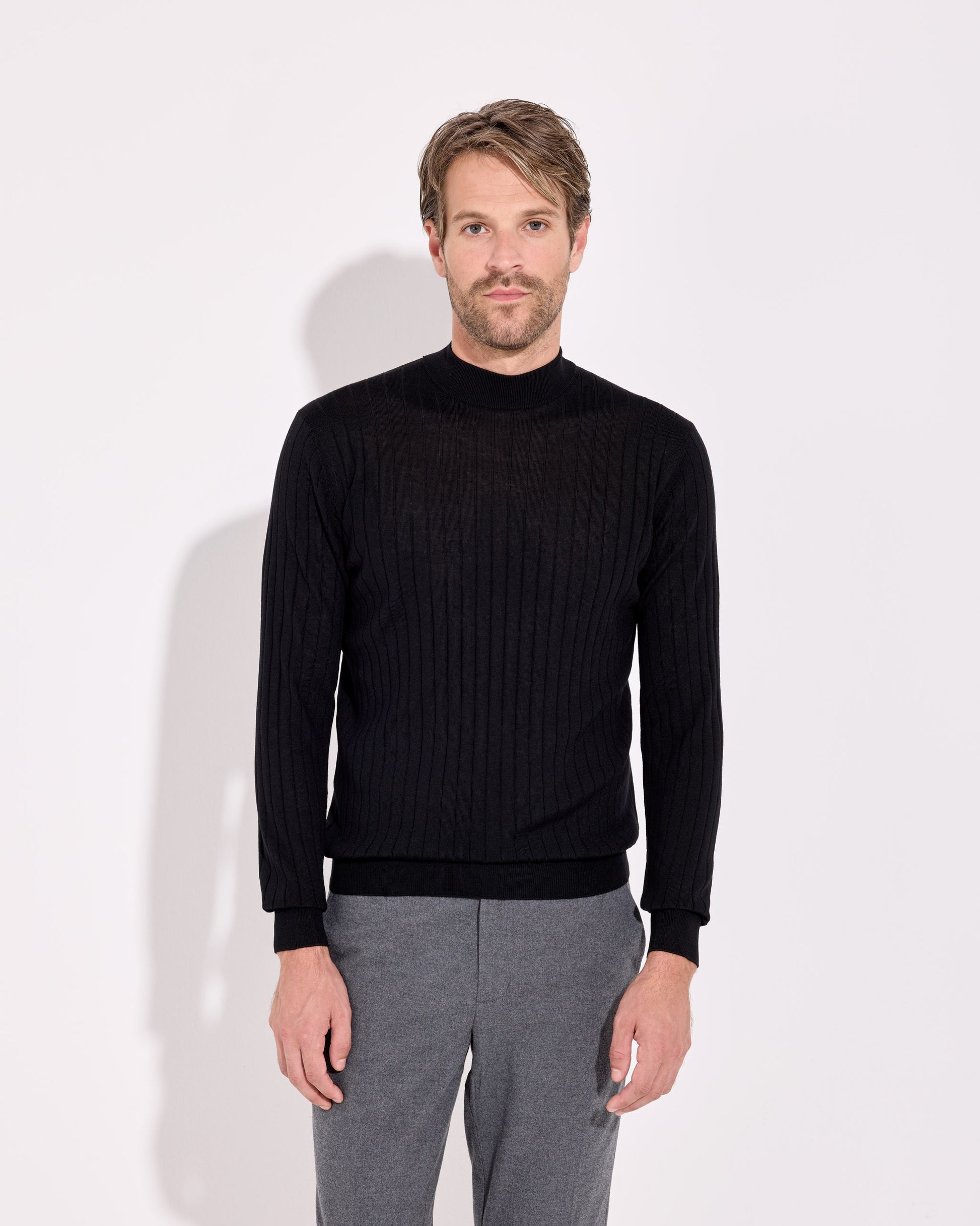 Lupetto royal merino nero