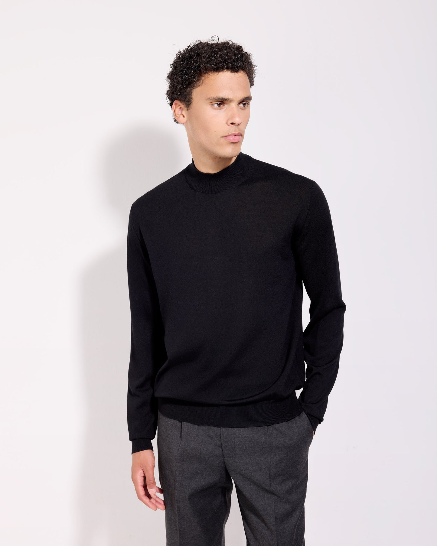 Lupetto royal merino nero