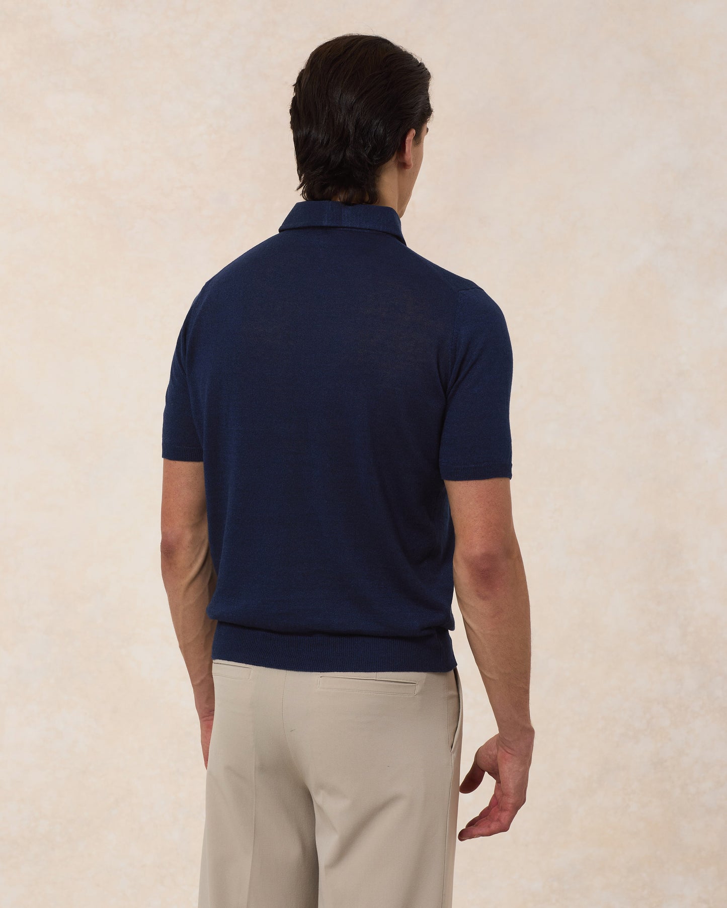 Polo Paramontura Lino E Cotone